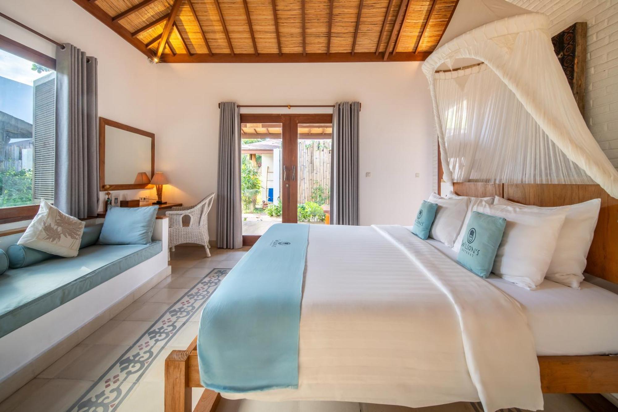 Wilson'S Retreat Hotell Gili Trawangan Rum bild