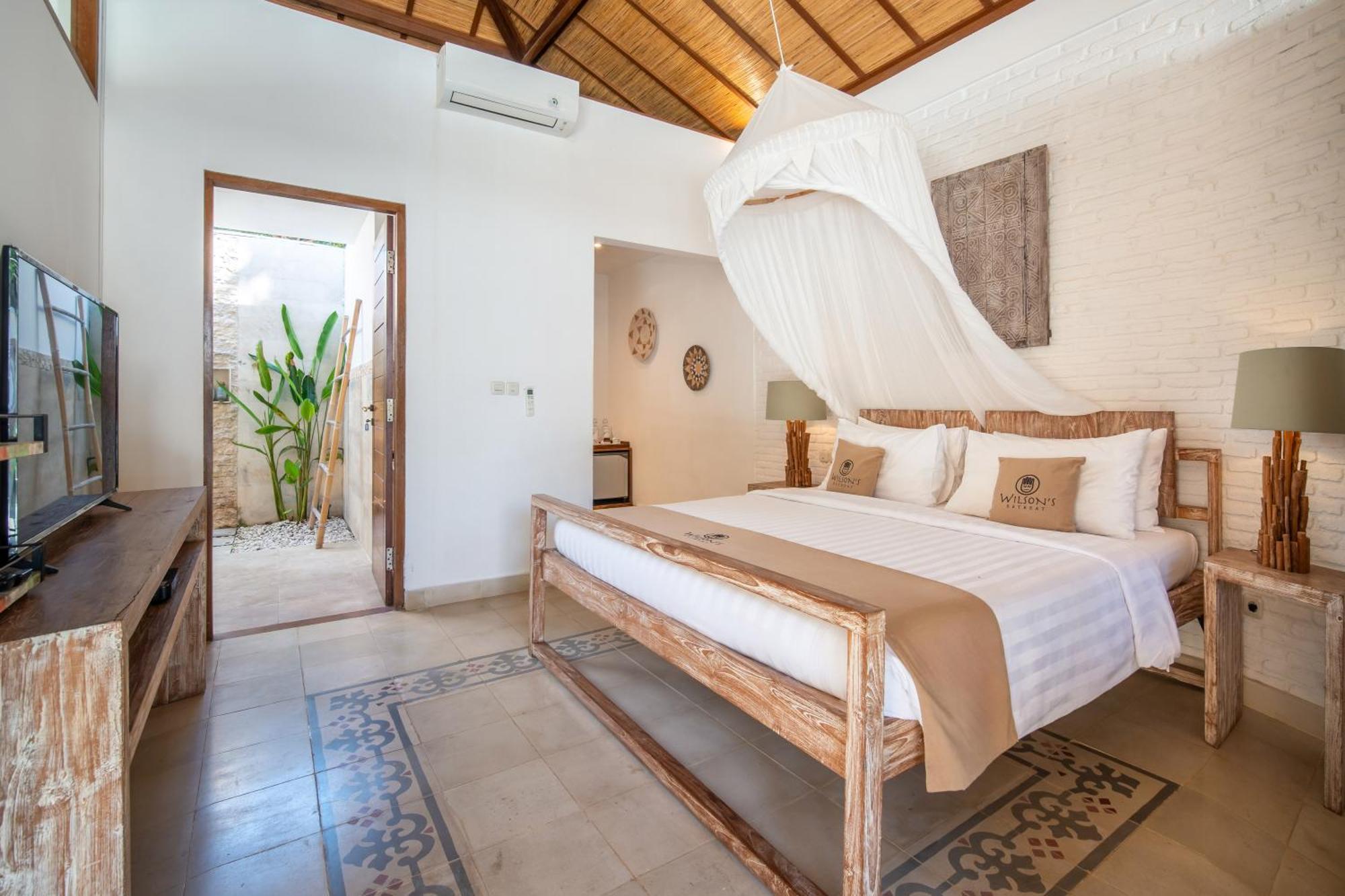 Wilson'S Retreat Hotell Gili Trawangan Rum bild